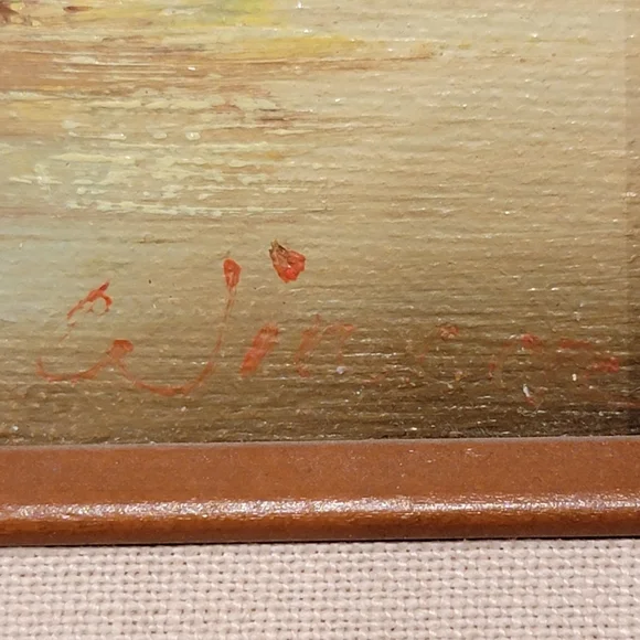 PIRATE SHIP OIL PAINTING